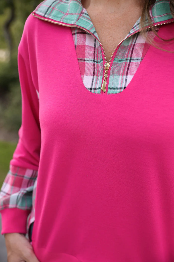 Juniper Plaid Pullover