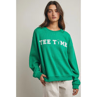 Tee Time Long Sleeve Knit Top