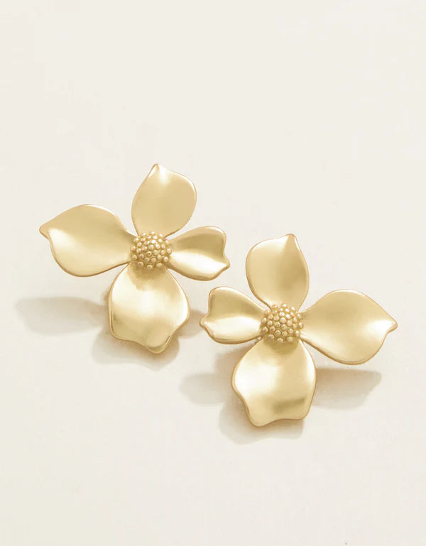 Spartina Wallflower Stud Earrings - Gold