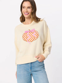 Gingham Pumpkin Sweatshirt