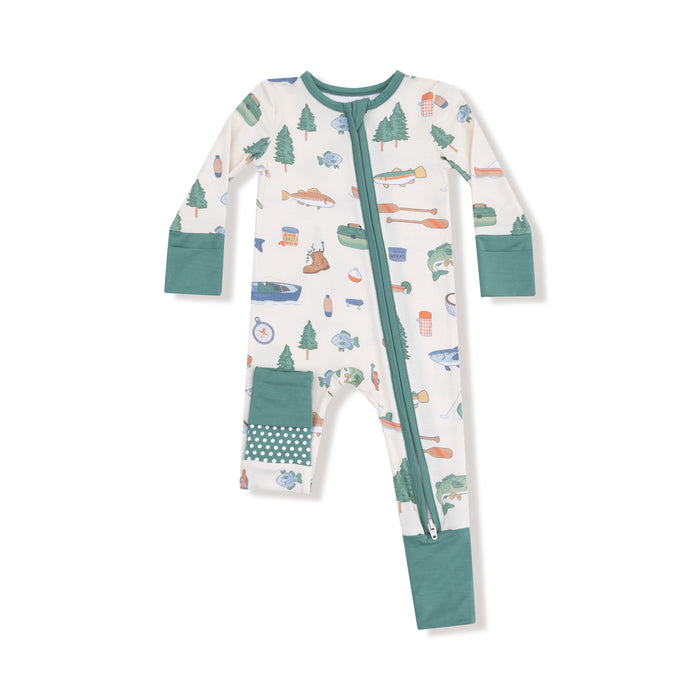 Angel Dear Fishings Things 2 Way Zipper Romper