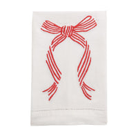 Bow Embroidered Towels