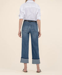 Charlotte High Rise Wide Leg Serenity Wash Jeans