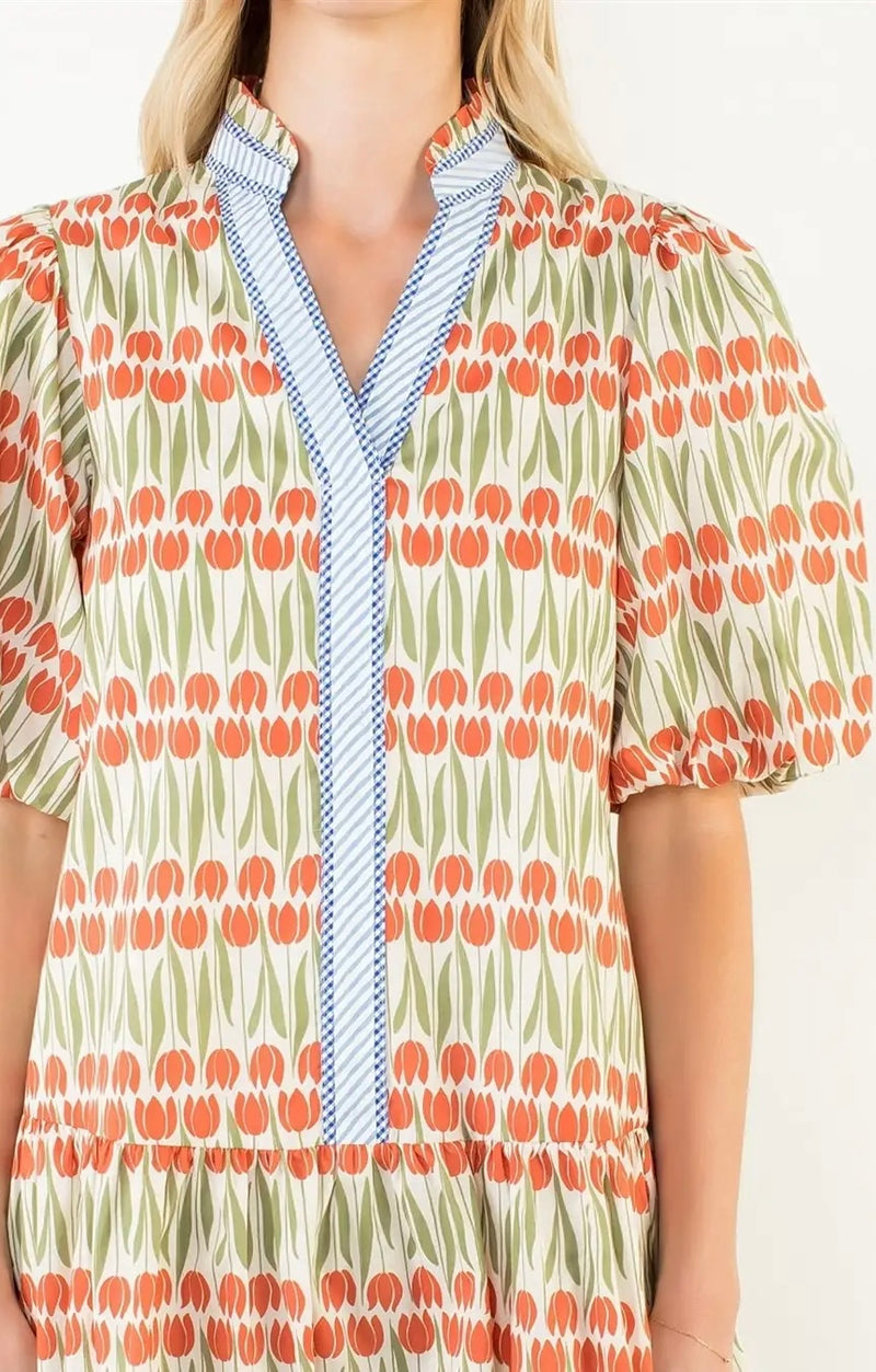 thml orange dress Ava M col-furniture its the perfect throw Größe:M/L AFRM Esme Dress in