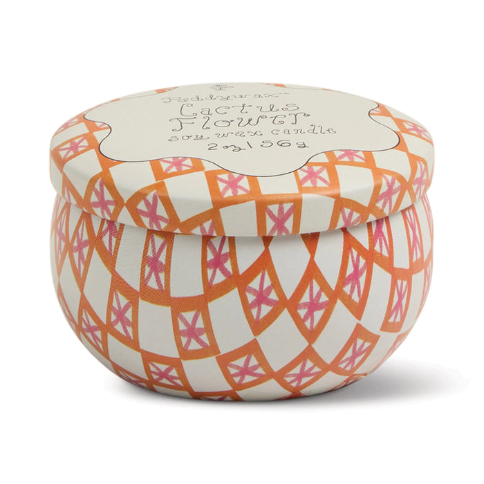 Paddywax Cactus Flower 2 oz Printed Tin
