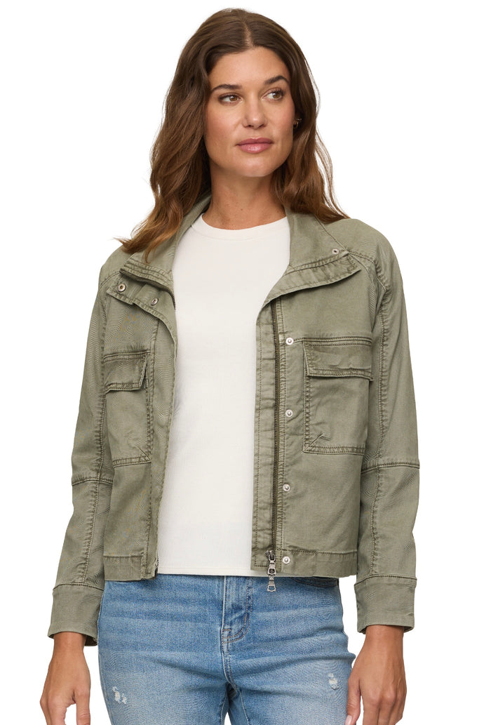 Amelia Cropped Utility Jacket