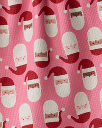 Geometry Jolly Santas Luxe Kitchen Towel