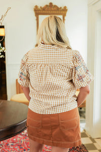 Oh My Stars The Brinley Top- Tan