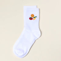 Embroidered Crew Socks