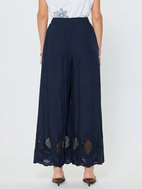 Abby Embroidered Wide Leg Pants