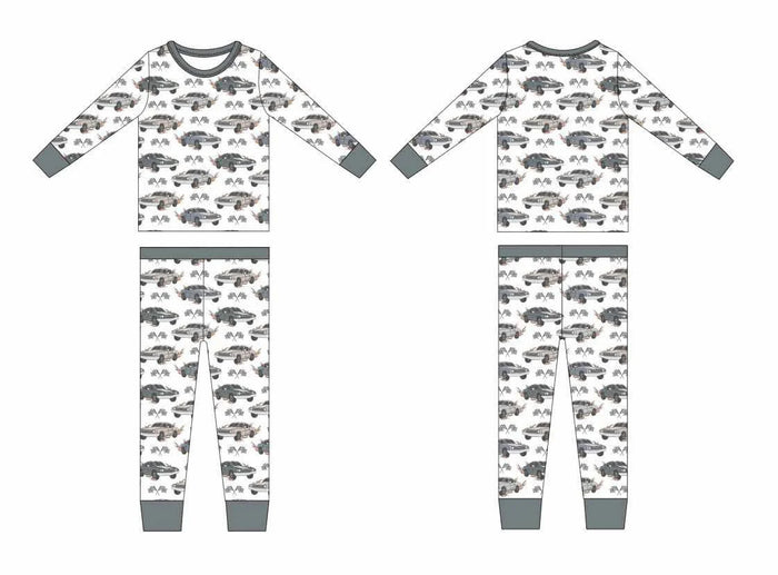 Boosh Baby Boys Car Pajama Two Piece