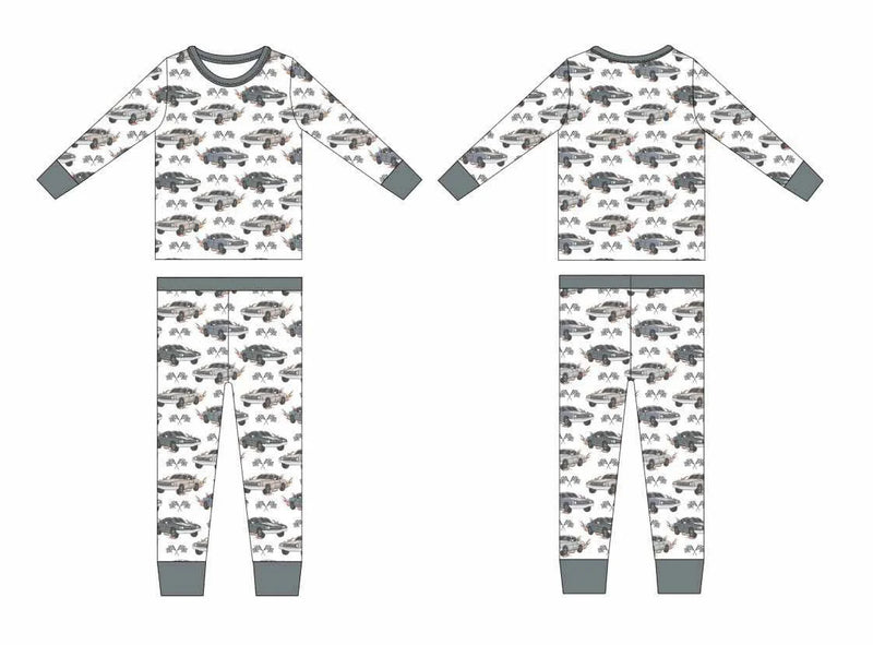 Boosh Baby Boys Car Pajama Two Piece