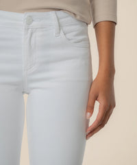 Kut From the Kloth Amy Mid Rise Crop Straight Leg - Optic White