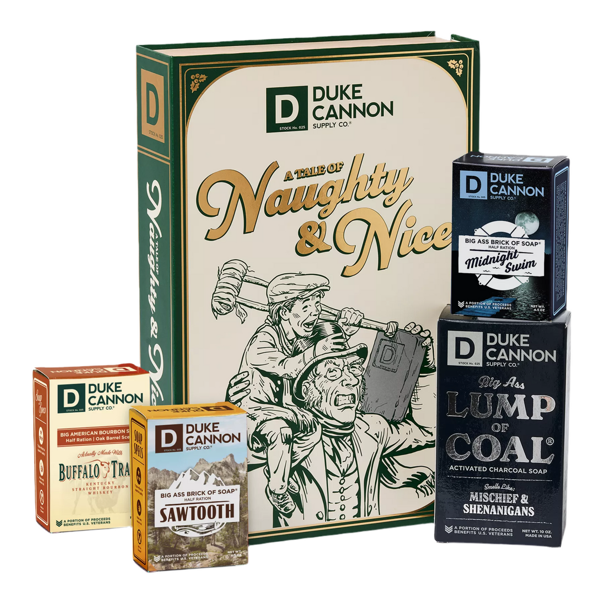 Duke Cannon Naughty & Nice Bar Soap Gift Set