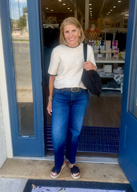 Addison Short Sleeved Knit Sweater