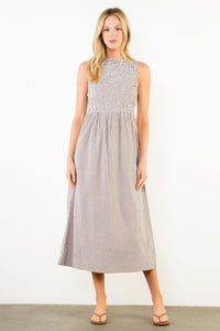 THML Bianca Gingham Maxi Dress