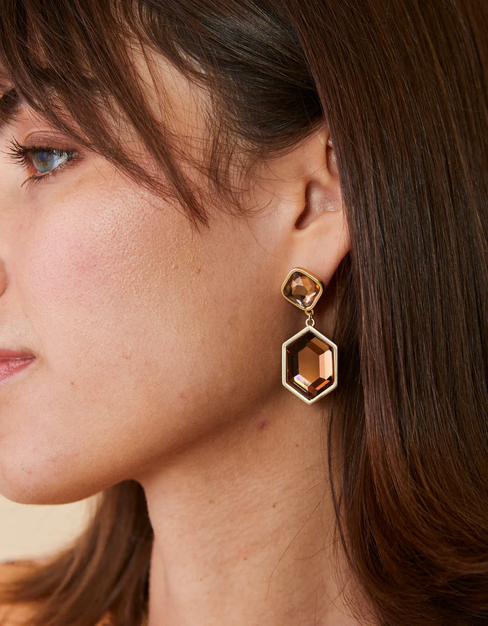 Evelyn Earrings Bronze