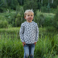 Burlebo Youth Performance Hoodie Ducks and Dogs