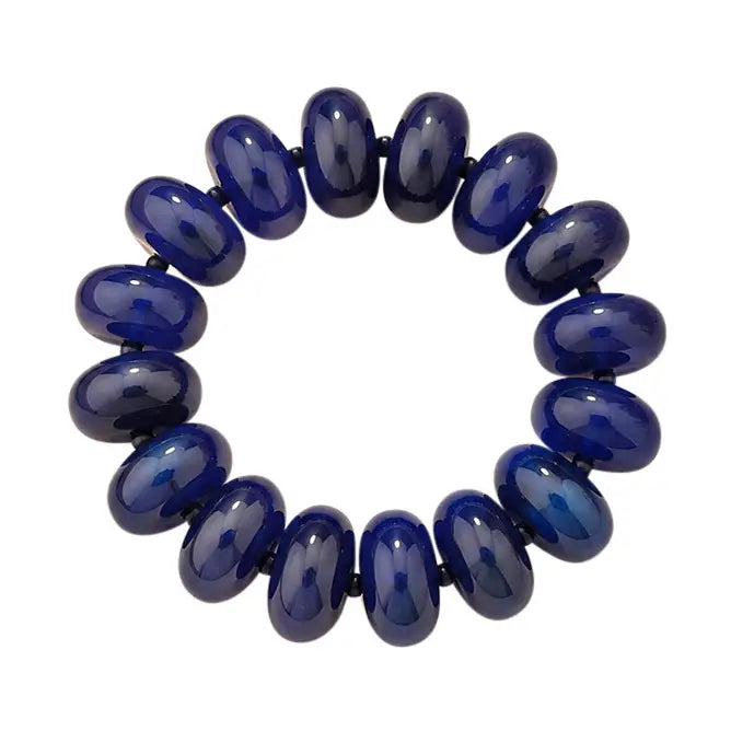 Bora Chunky Stretch Bracelet - Navy