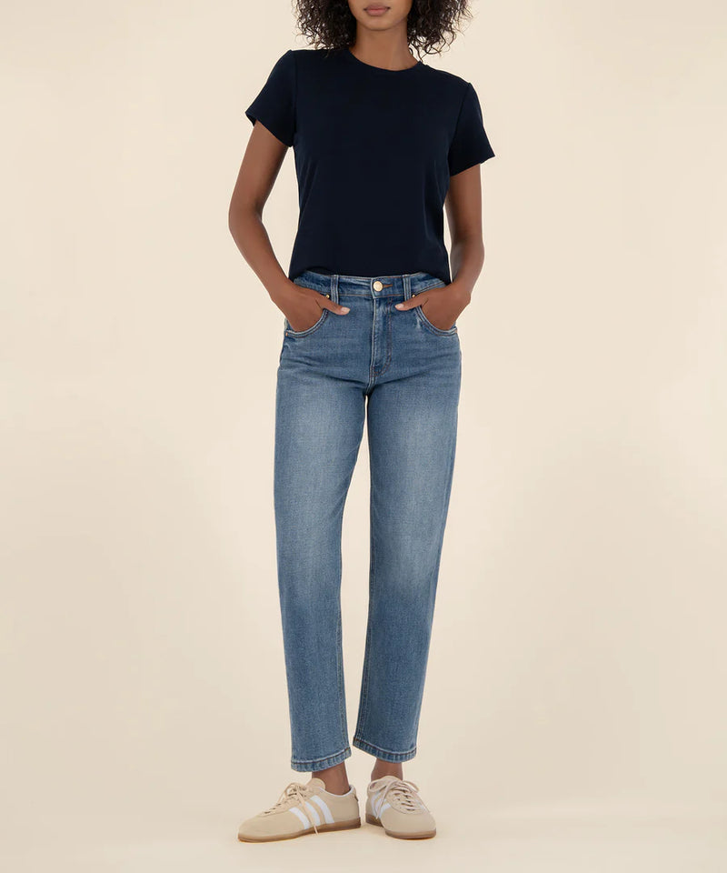 Kut From The Kloth Kit High Rise Baggy Ankle Straight Leg