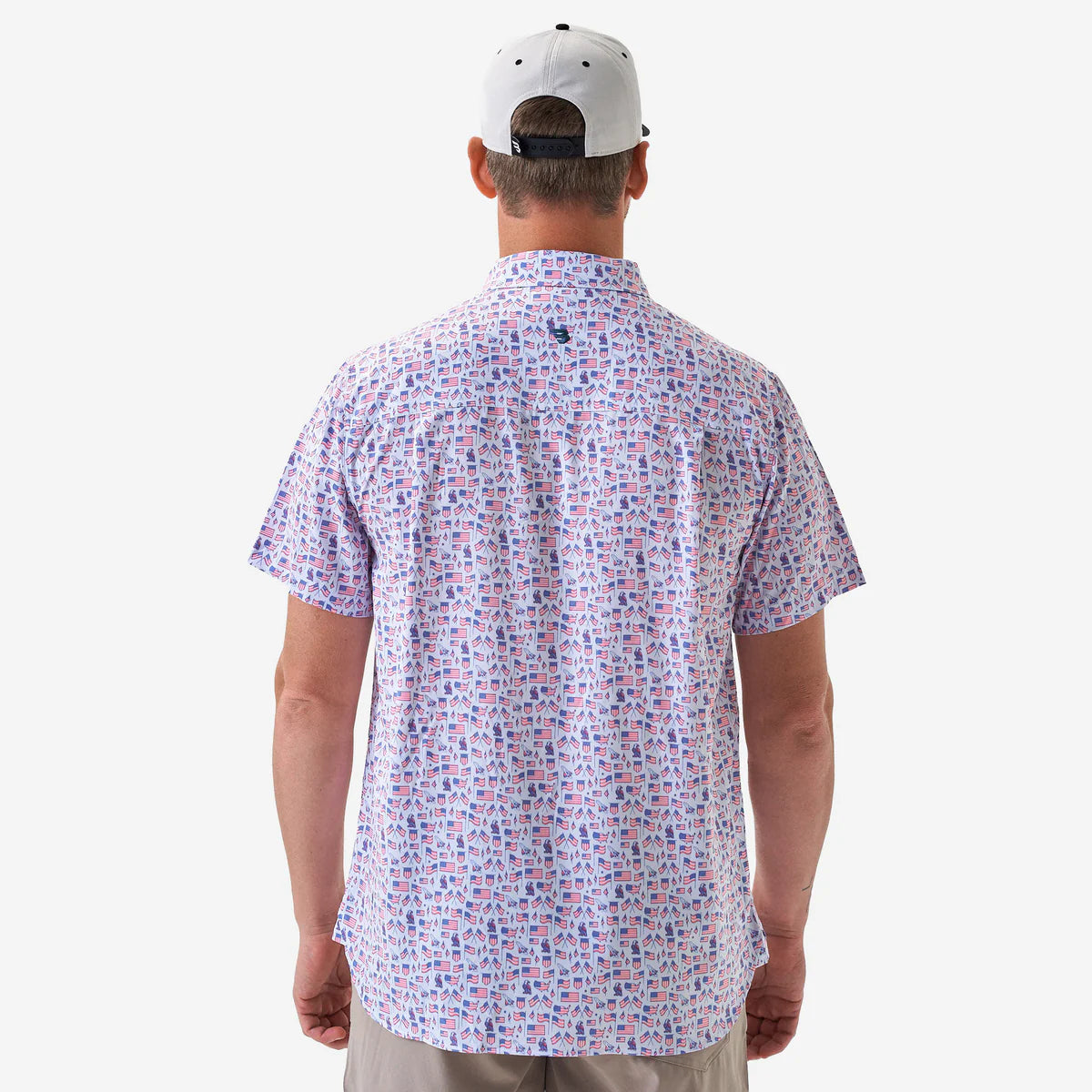 Burlebo Performance Button Up - Old Glory