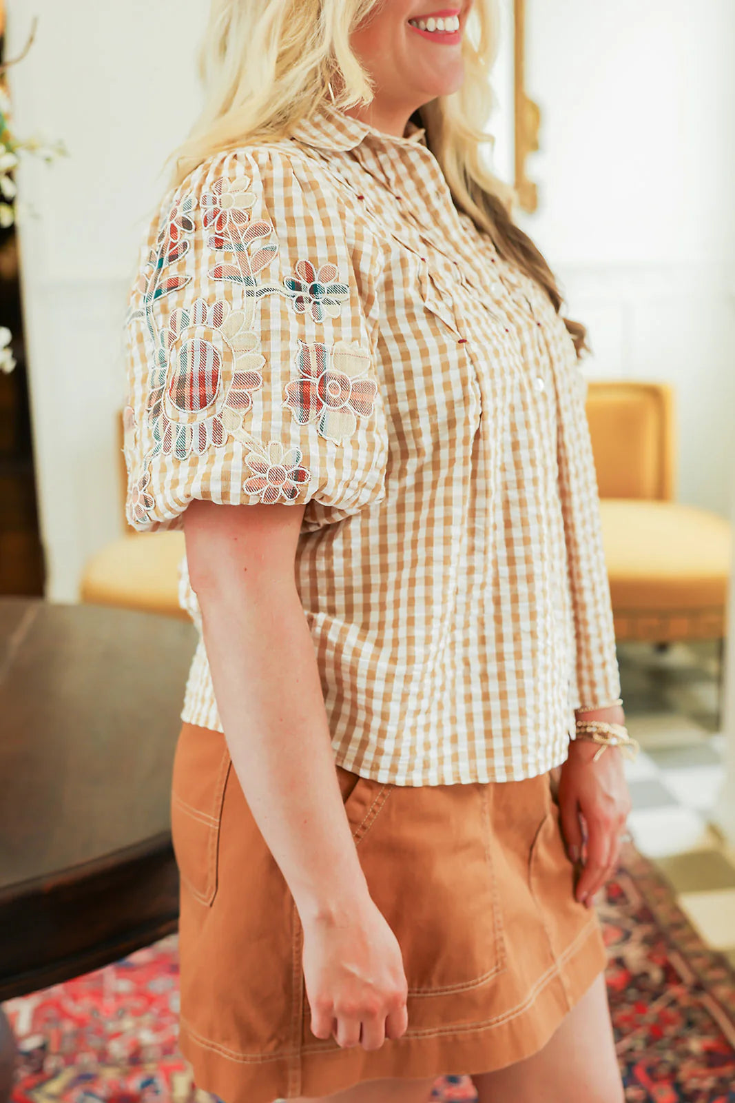 Oh My Stars The Brinley Top- Tan