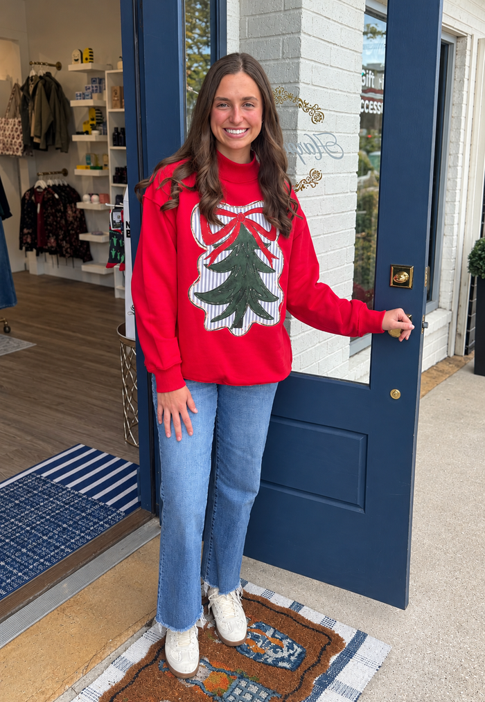 Tree Striped Sweatshirt