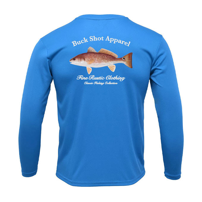 Buck Shot Kids Beachmo Redfish Performance Shirt