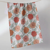 Geometry Marigold Manor Tea Towel