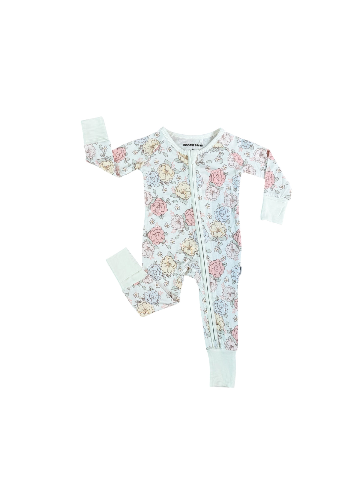 Boosh Baby Blue Pastel Floral Zippy