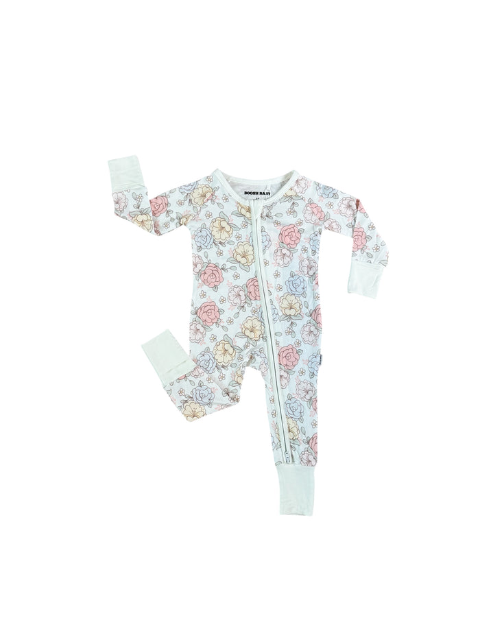 Boosh Baby Blue Pastel Floral Zippy