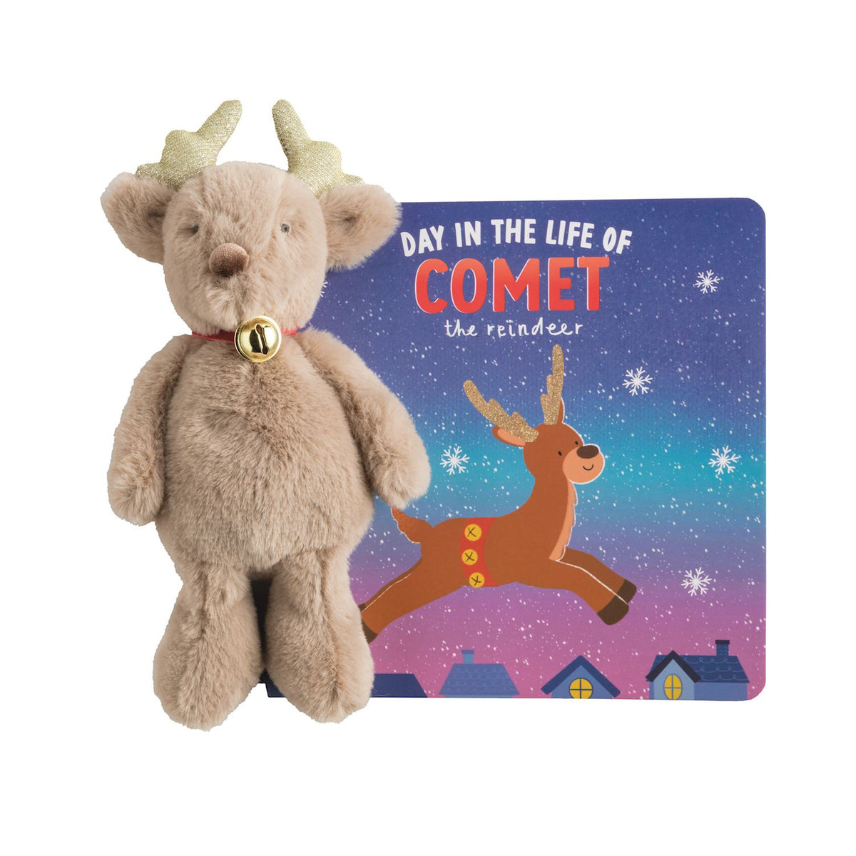 Reindeer Book with Plush