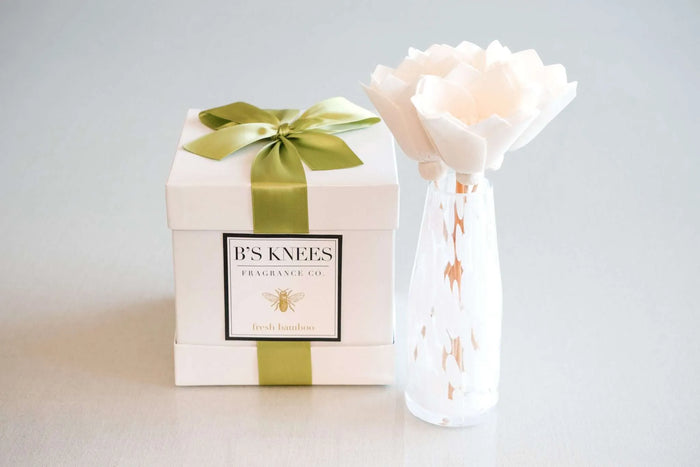 B’s Knees White Confetti Diffuser - Fresh Bamboo