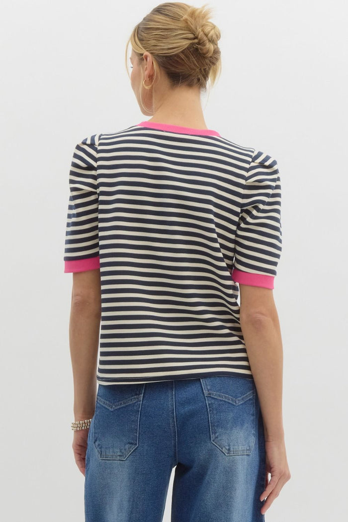 Cara Top-Navy