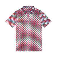 Burlebo Performance Polo - Texas Flag