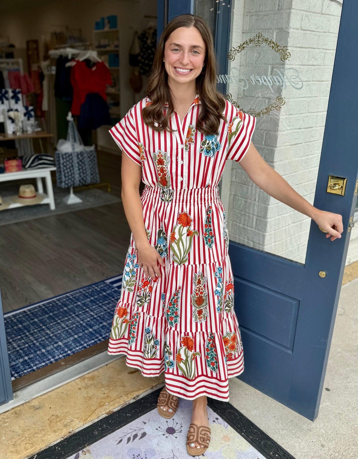 THML Aubrey Midi Dress