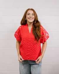 Layerz Havannah Top - Red