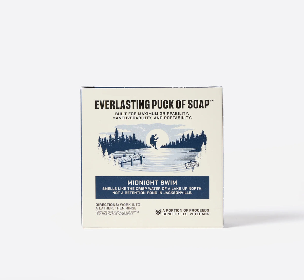 Duke Cannon Midnight Puck Of Soap