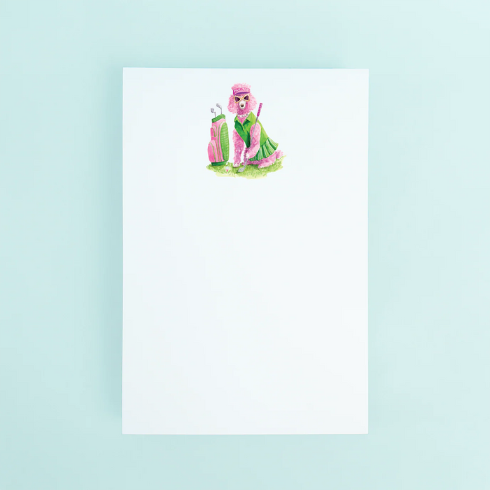 Golf Poodle Notepad