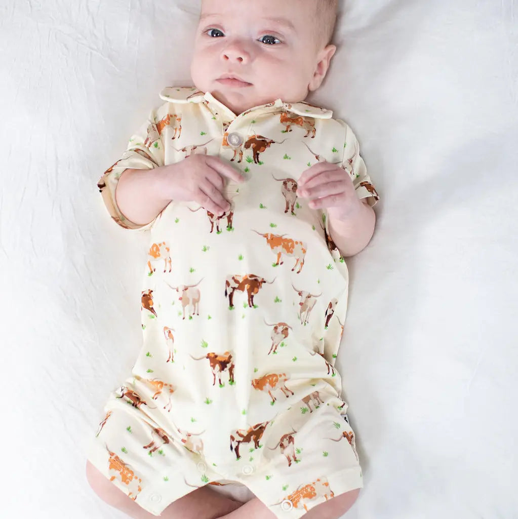 Longhorn Polo Romper