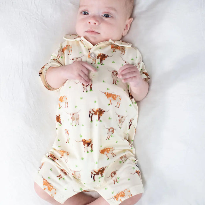 Longhorn Polo Romper