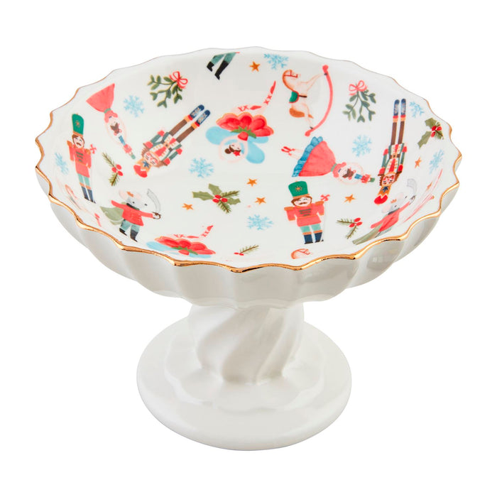 Christmas Pedestal Candy Dish in 2 Styles