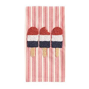 Ice Pop Beaded Americana Towel