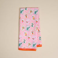 Mahj Time Waffle Tea Towel