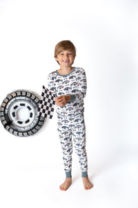 Boosh Baby Boys Car Pajama Two Piece