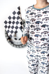 Boosh Baby Boys Car Pajama Two Piece