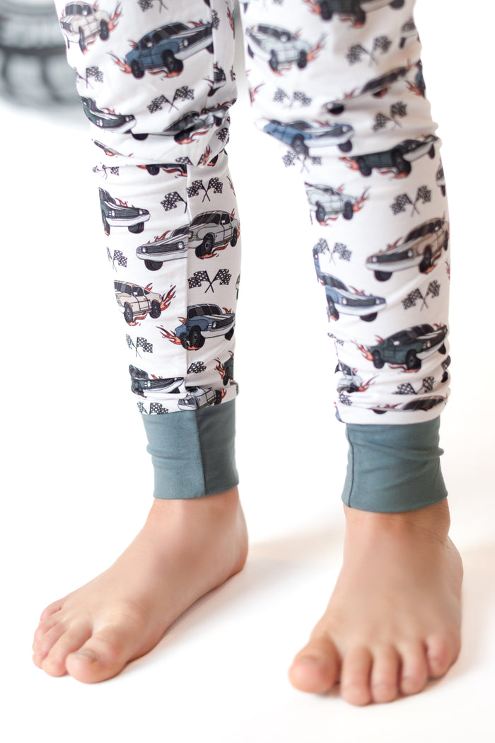 Boosh Baby Boys Car Pajama Two Piece