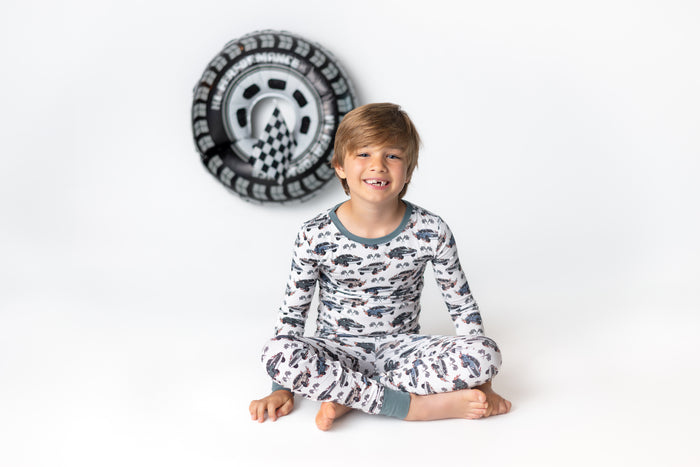 Boosh Baby Boys Car Pajama Two Piece