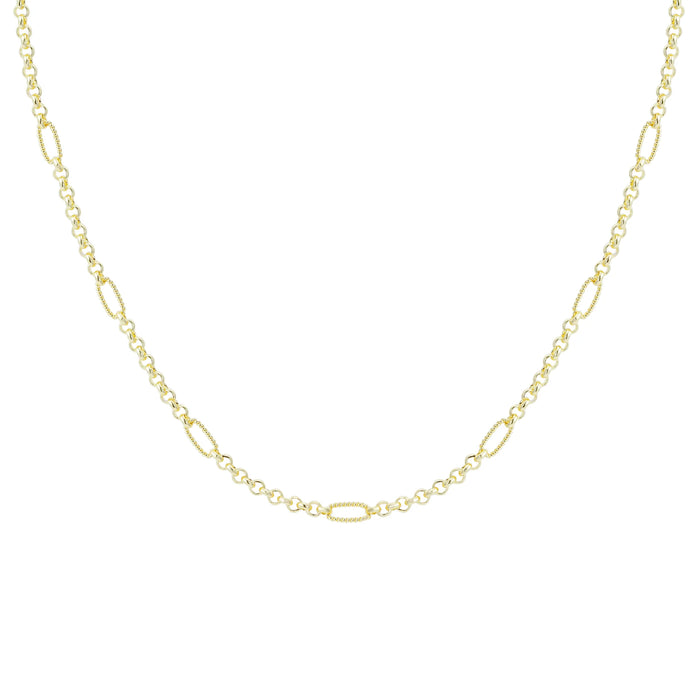 Eclipse Chain Layering Necklace Gold
