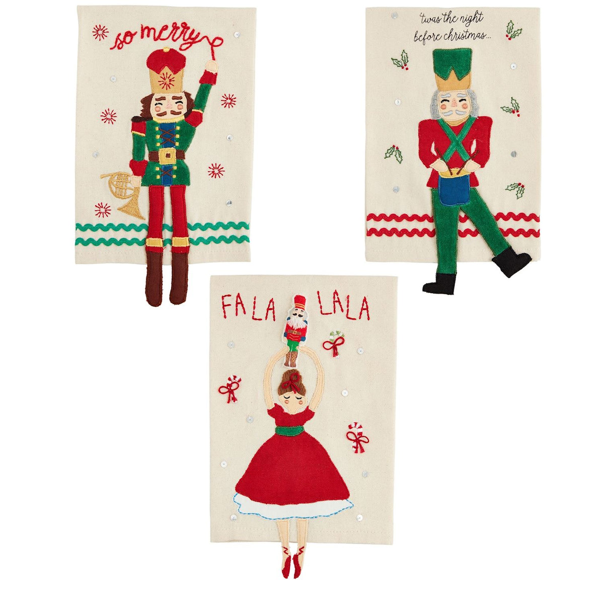 Nutcracker Dangle Towels